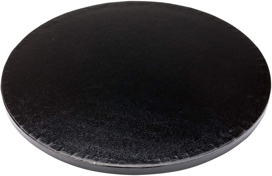 Tablero negro para tartas 12x12pulg set 12 resistente a grasa