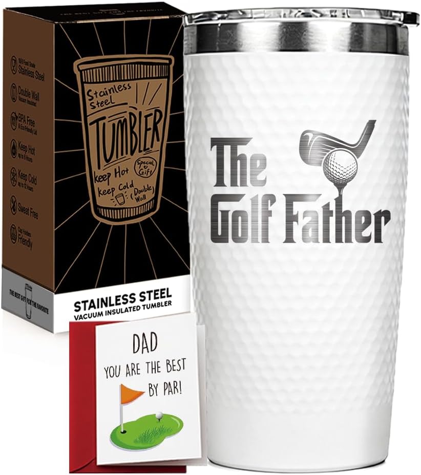 Vaso de golf 20 oz regalo para papá, marido, abuelo y jefe