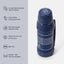 Vaso térmico acero inox 64oz con asa color azul