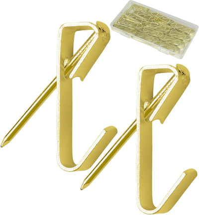 25 Ganchos Resistentes 100lb Para Pared Madera y Yeso