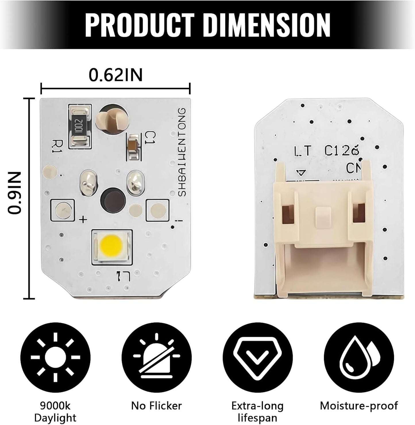 3 Pzas Tablero LED para refrigerador GE WR55X