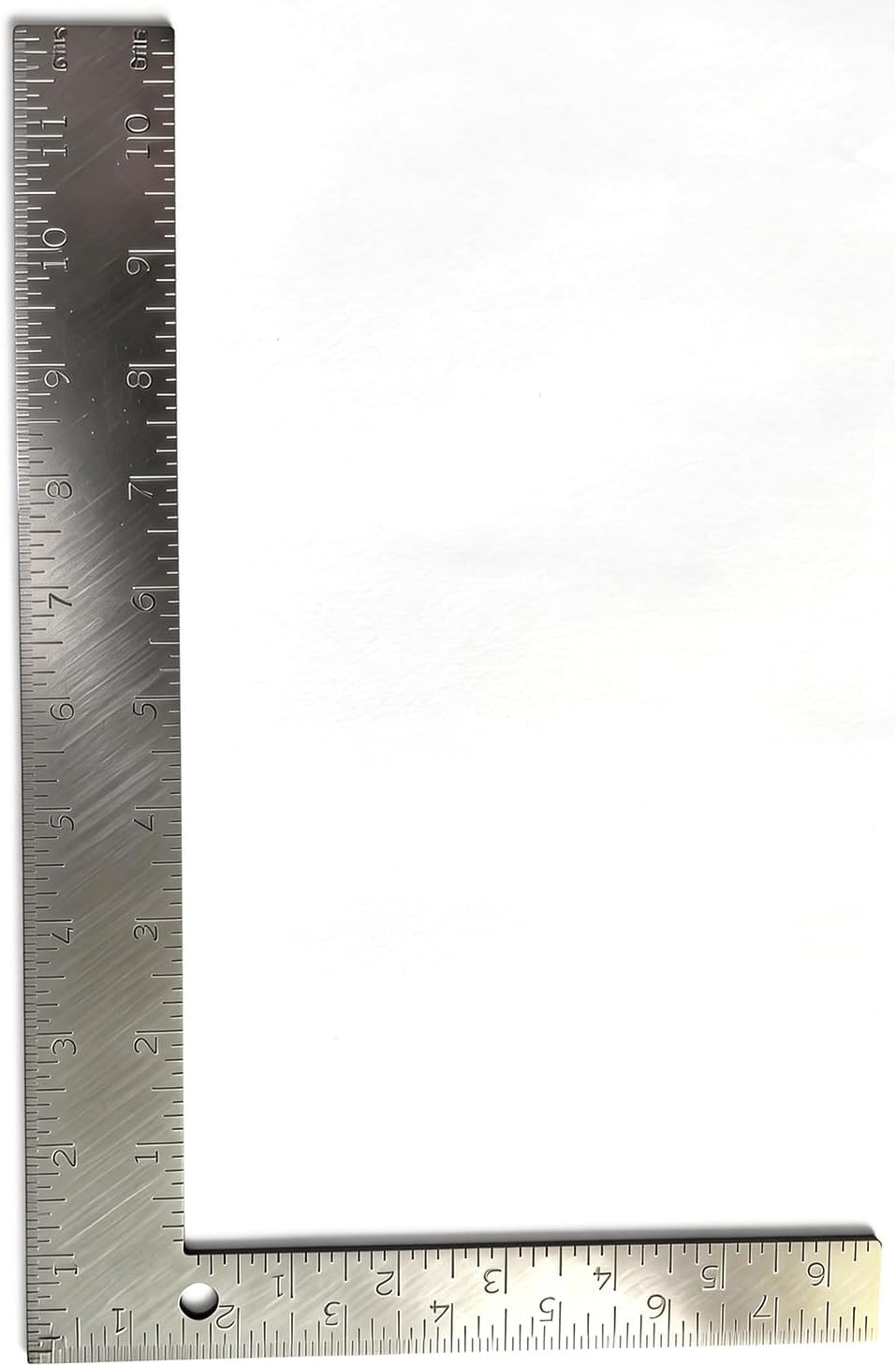 Cuadrado carpintero acero carbono 8x12pulg doble escala