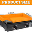 Funda silicona 22pulg para parrilla Blackstone uso al aire libre