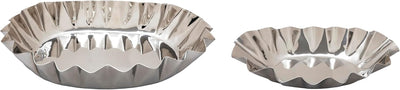 Set Bandejas Metal Con Volantes