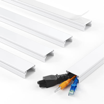 Cubiertas para cables pared 2-3 hilos 70.8pulg blanca