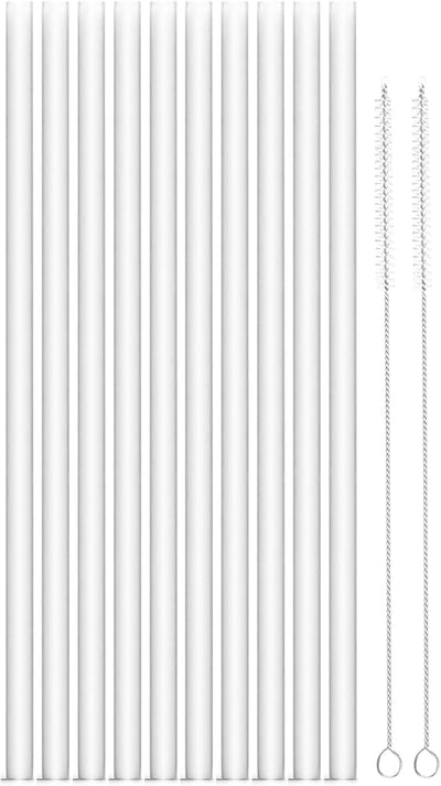 Juego de popotes de silicona reutilizables para Hydro Flask 12-64 oz con cepillos y hojas de medici