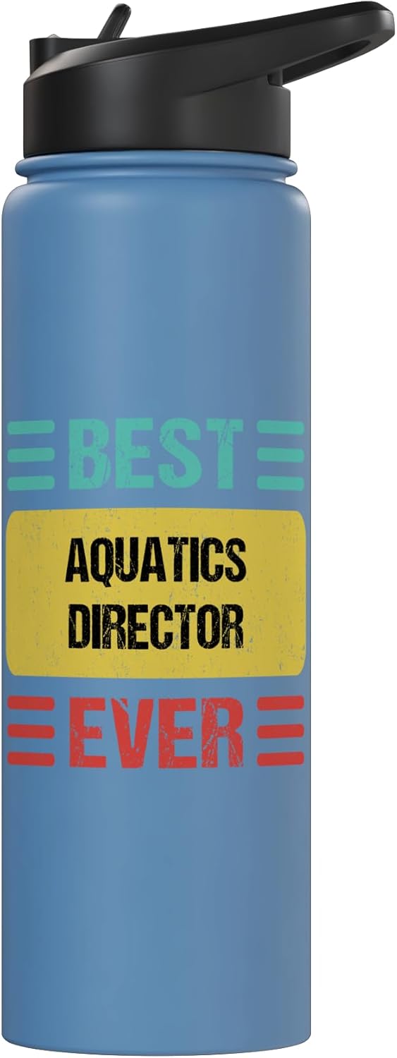 Botella de agua aislada acero inoxidable Aquatics Director