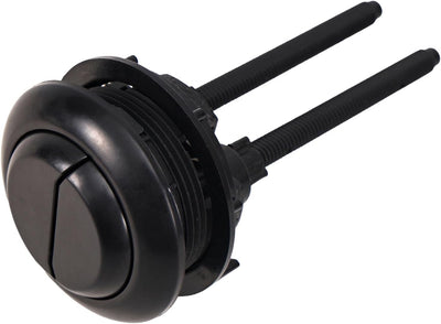 Reemplazo botón inodoro 1.89pulg doble ajustable negro