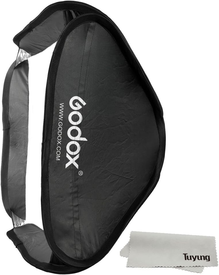 Kit softbox 31.5pulg compat con Bowens Elinchrom para flash estudio