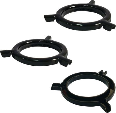 Adaptador puente 3 vías sin rosca para lámparas negro