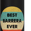 Barrera Name Botella de agua acero inoxidable aislada