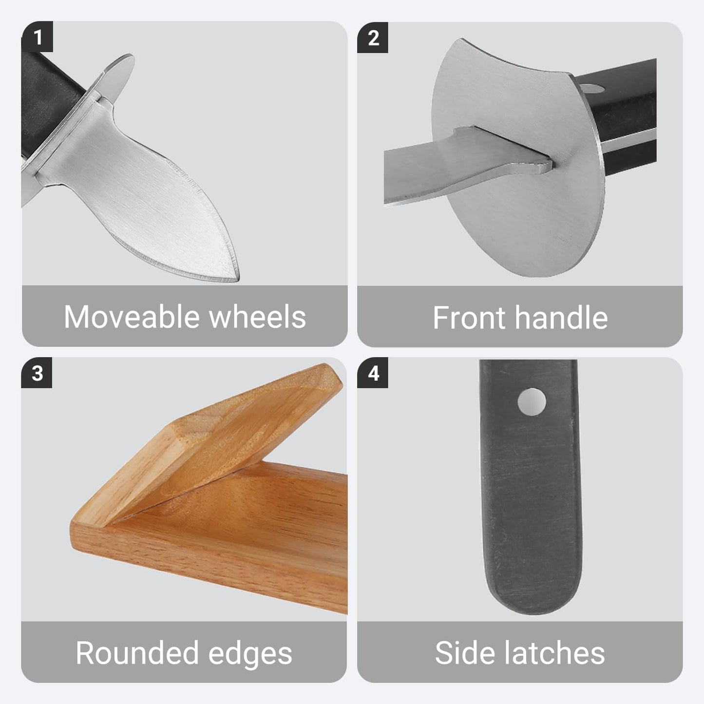 Kit de shucking de ostras de acero inoxidable para mariscos