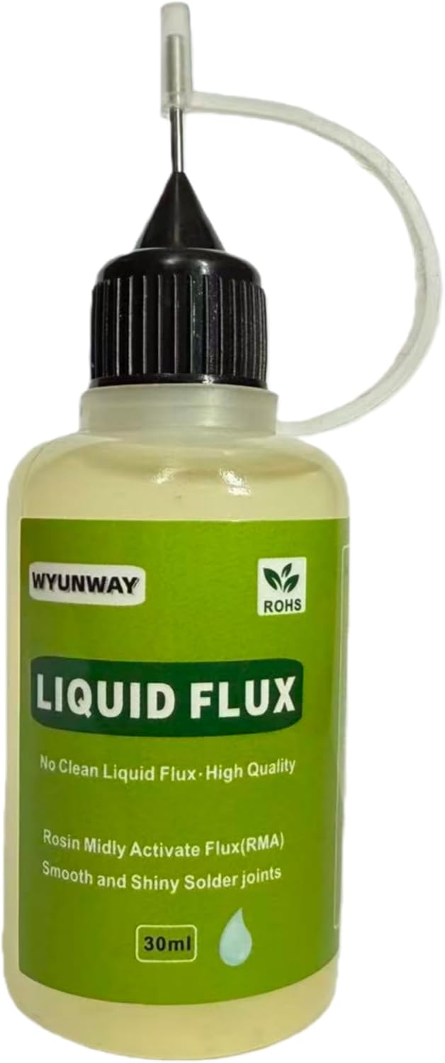 Flujo soldadura liquida electronica 1oz frasco con gotero