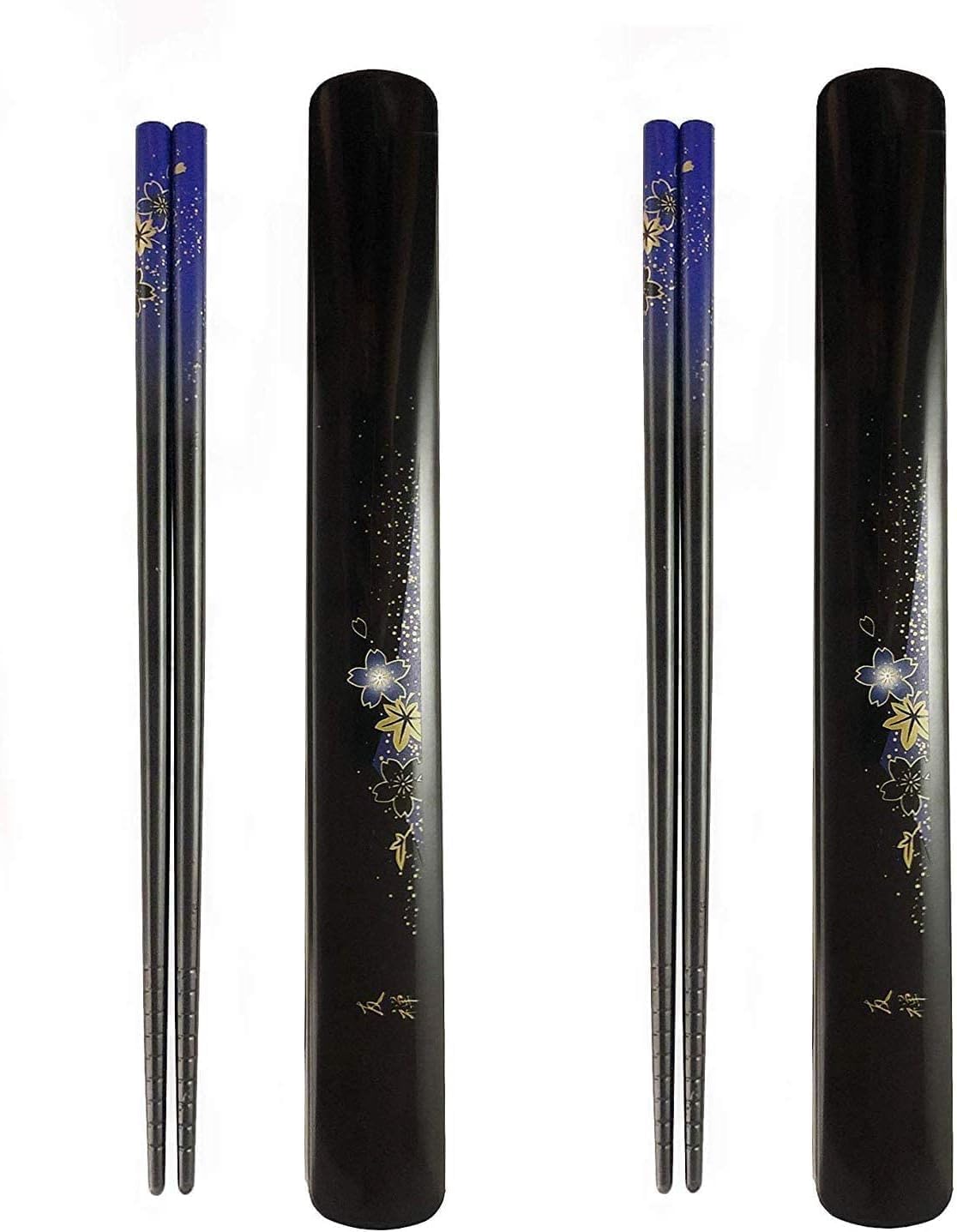 Palillos de viaje reutilizables de bambú estuche portatil fabricados en Japon