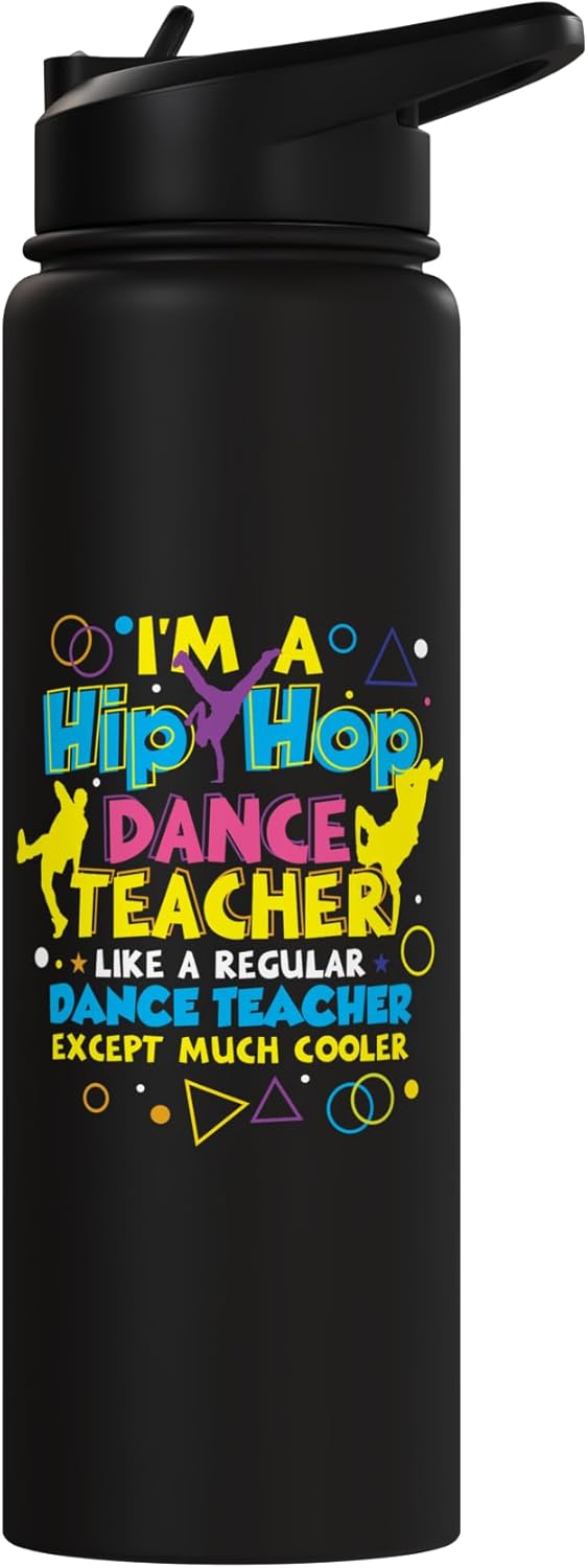 Botella de agua acero inoxidable para bailarín de breakdance