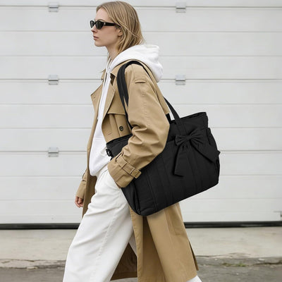 Bolsa hombro mujer 15.6pulg gran capacidad negro