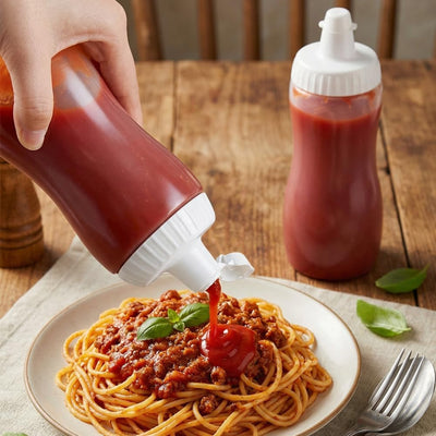 Paquete de 3 botellas dispensadoras de condimentos recargables