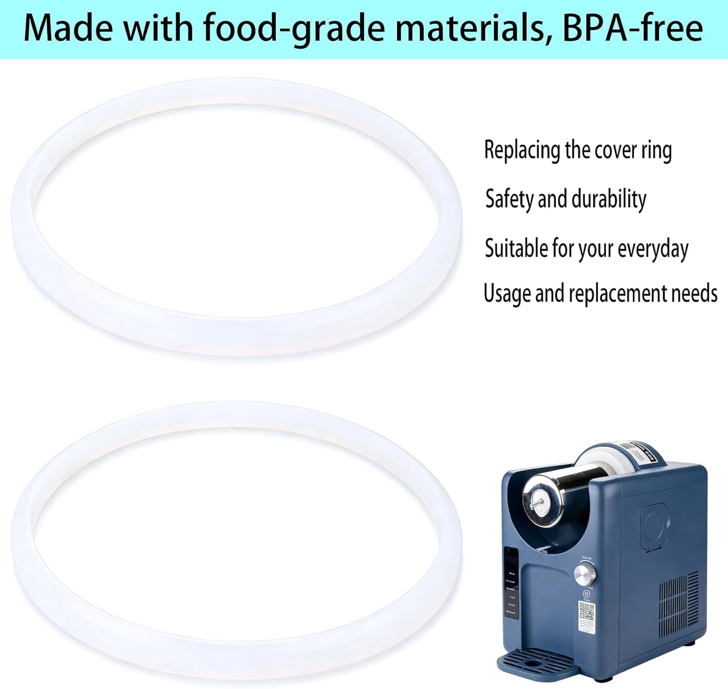 Junta silicona para máquina helado GreenPan Frost