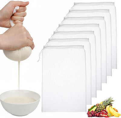 6 bolsas reutilizables para colar queso café yogur