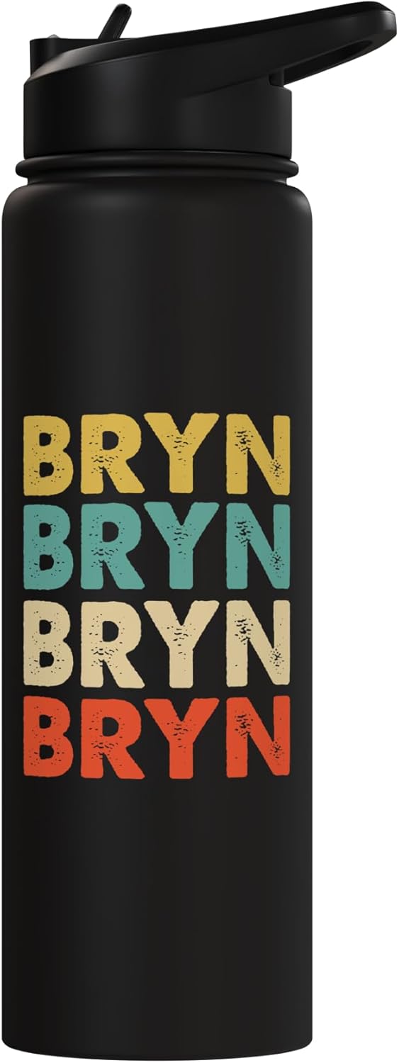 Botella de agua aislada de acero inoxidable Bryn Name