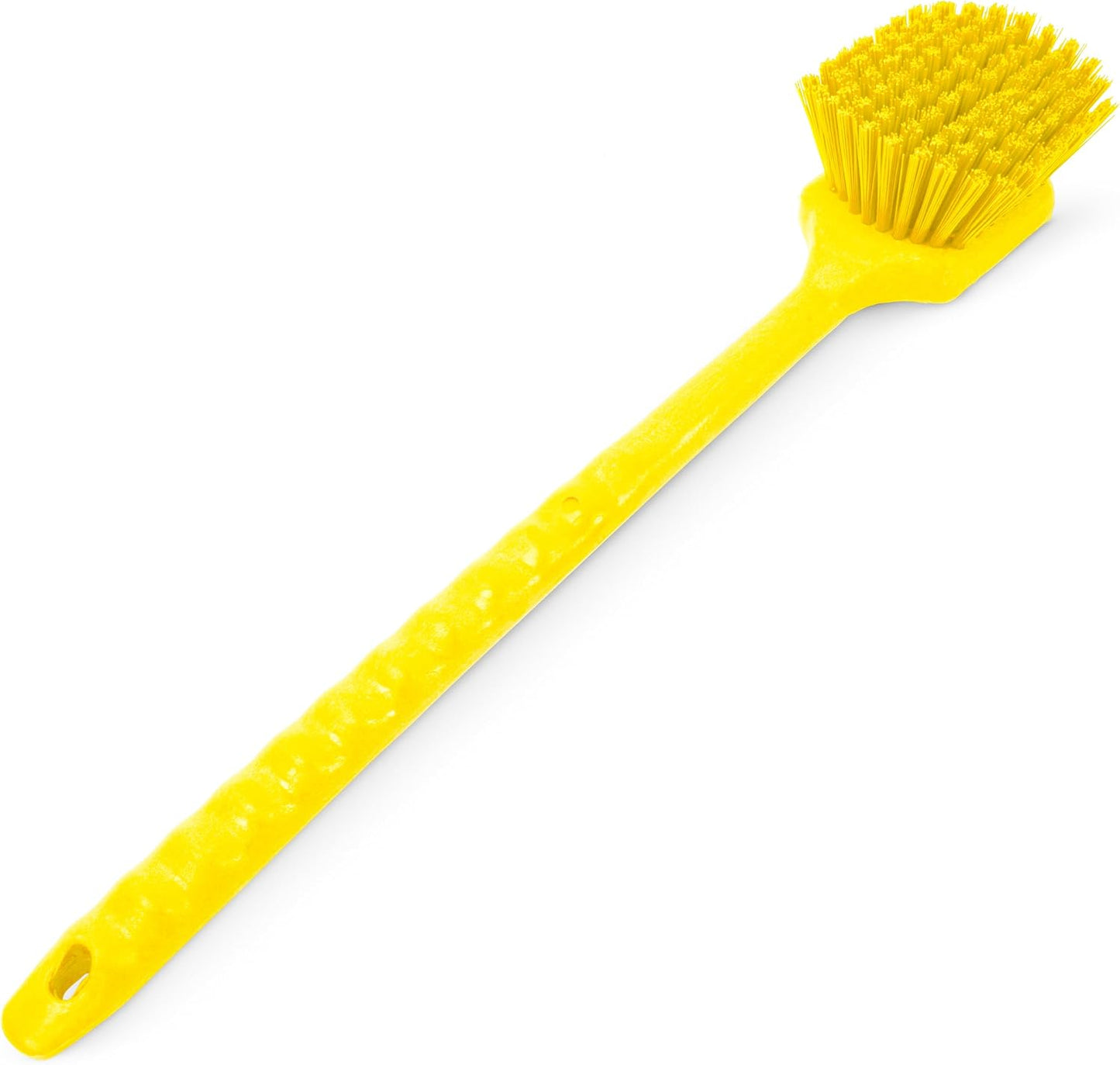 Cepillo fregar plástico grande 20pulg amarillo