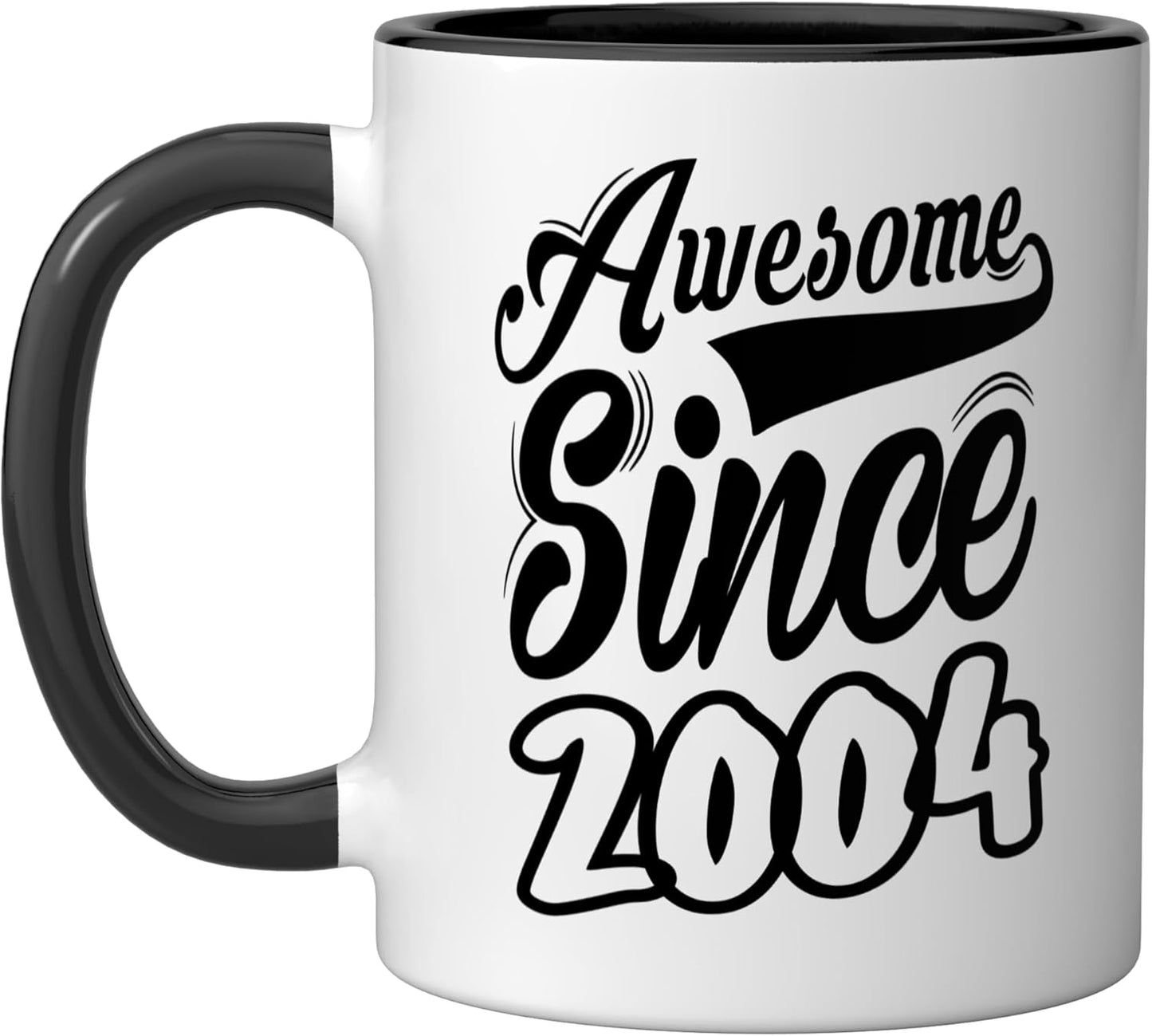 Taza cerámica negro/blanco desde 2004