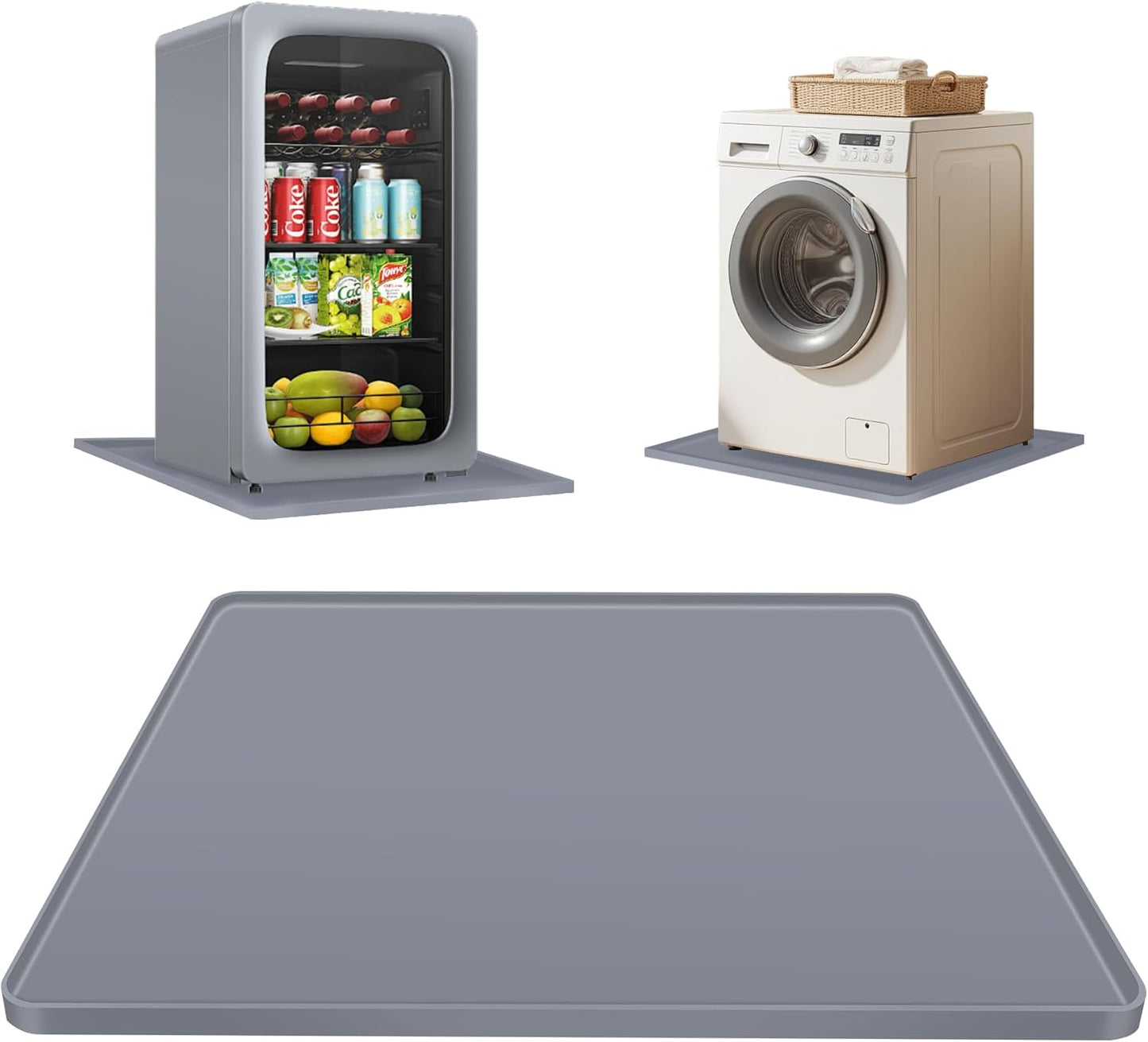 Alfombrilla silicona para mini nevera 24x24pulg resistente