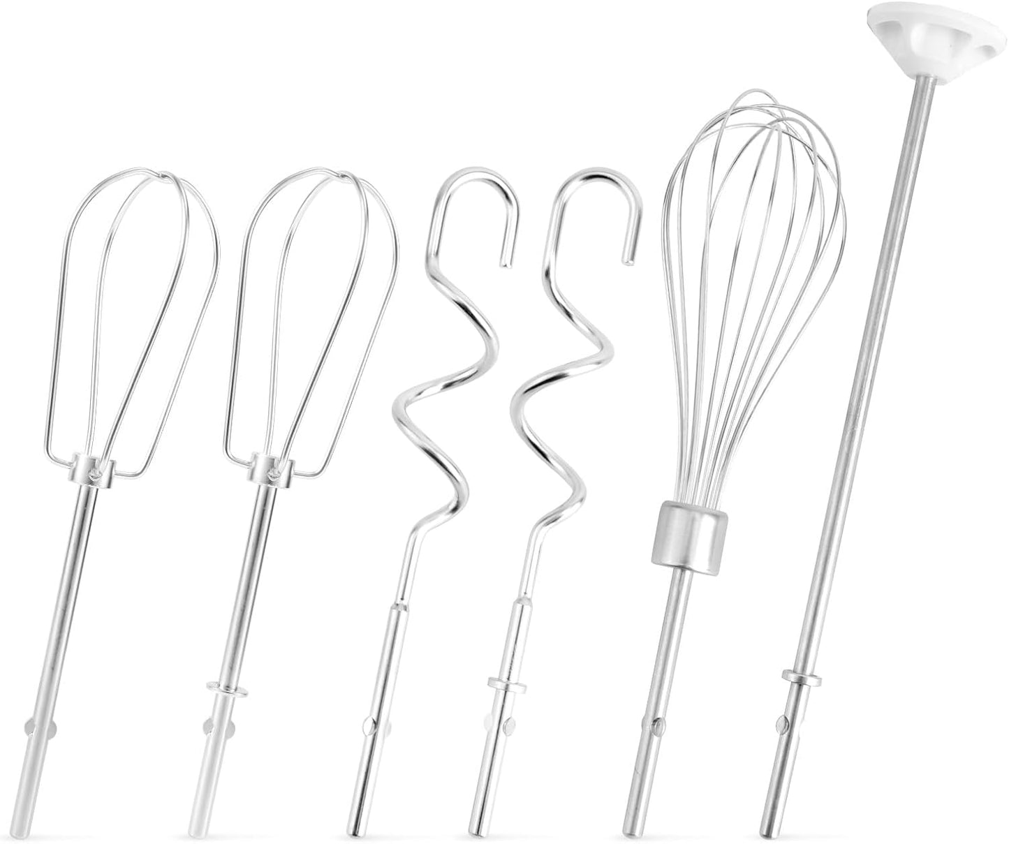 Set 6 Accesorios Batidora Mano Acero Inox