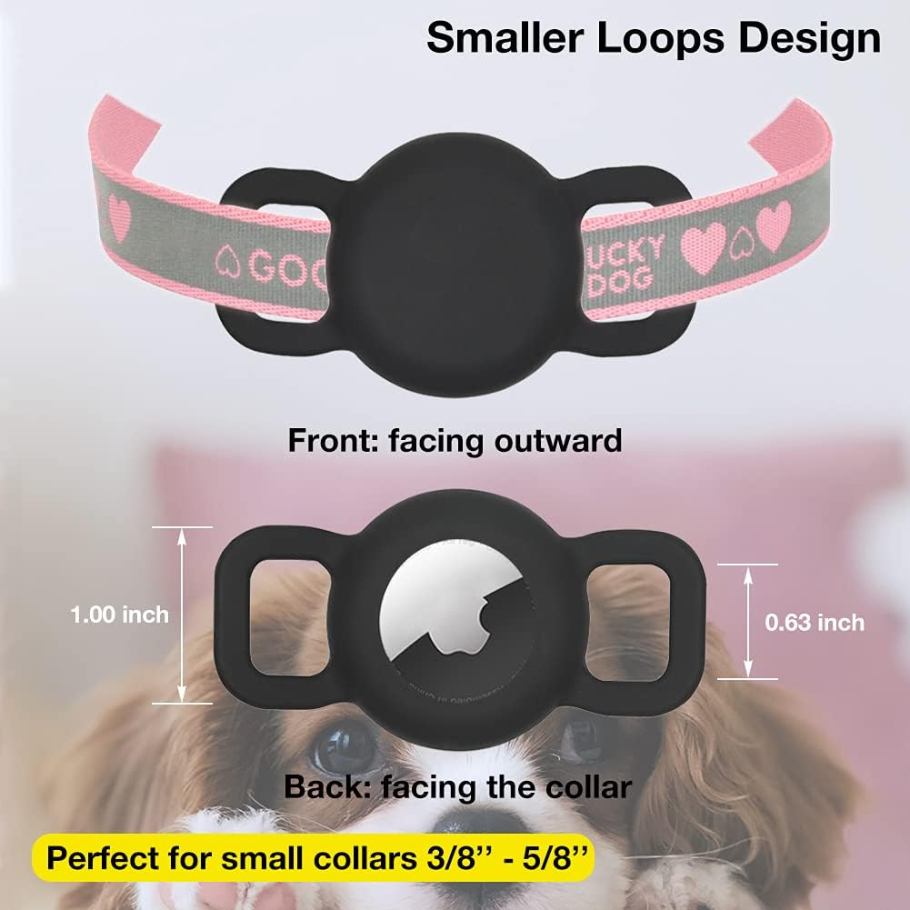Soporte collar Airtag funda arnés gatos perros pequeños