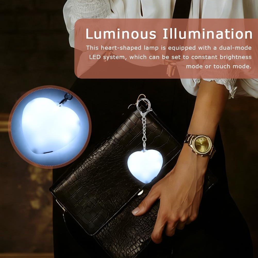 2 Pzas Luces LED Táctiles para Cartera Mujer Blanco