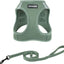 Arnés ajustable para mascotas malla 307 verde musgo S