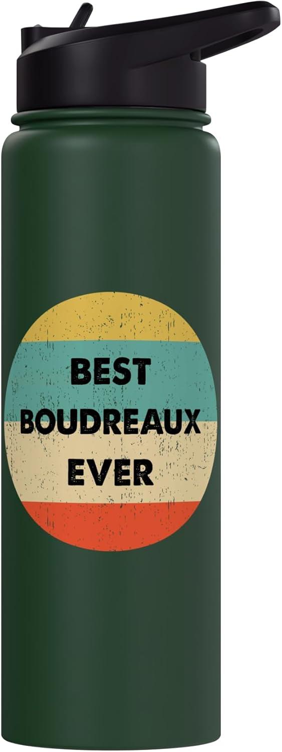 Botella agua acero inox aislada Boudreaux