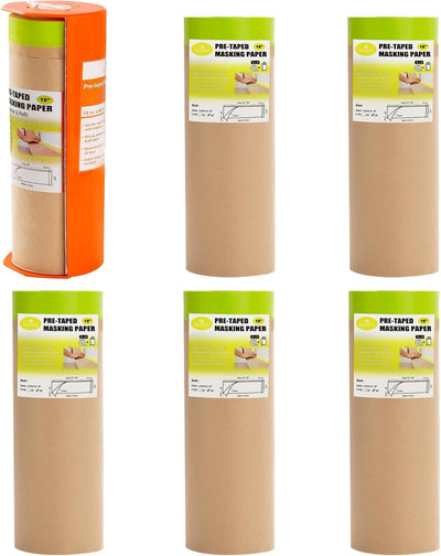 Papel enmascarar precintado con dispensador 18pulg x66ft