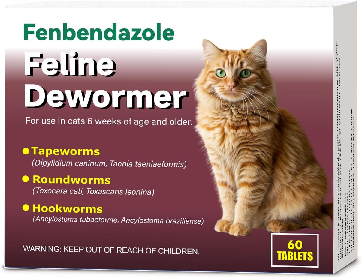 Desparasitante gatos fenbendazol 60 tabletas