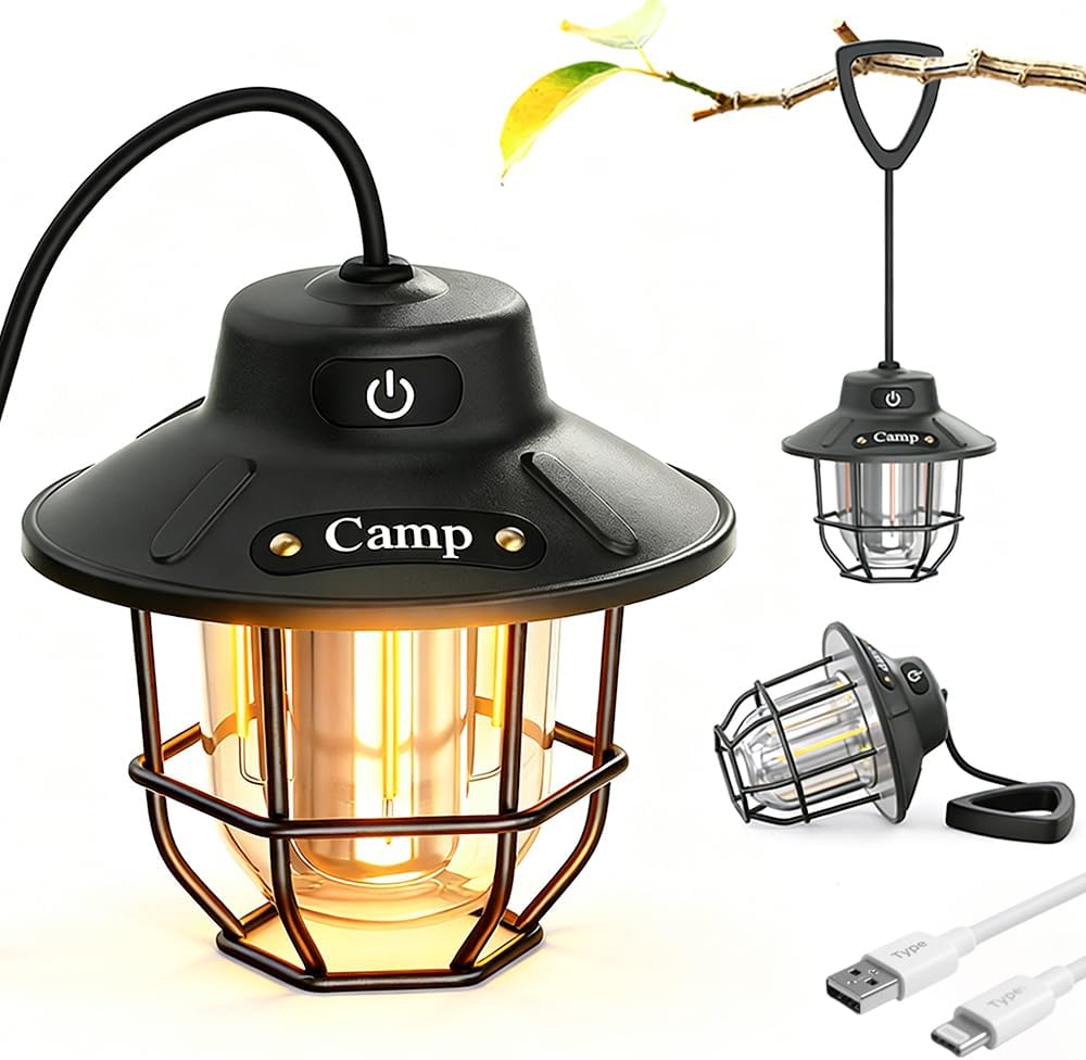 Linterna LED recargable USB 1200 lúmenes 4 modos luz portátil