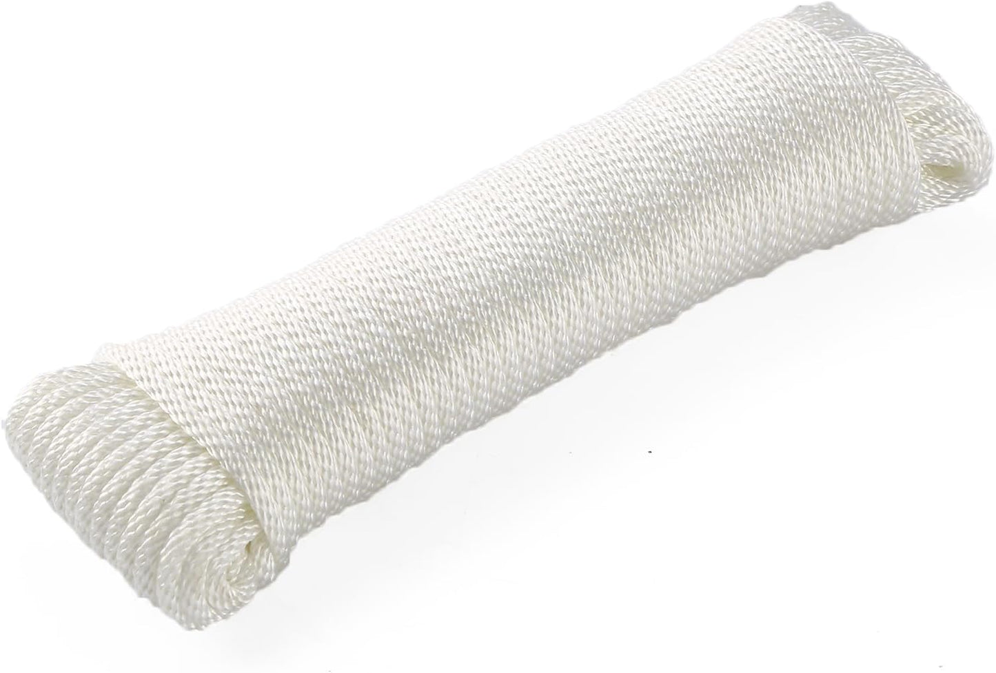 Cuerda poliéster Dacron blanca 1/4pulg 100ft resistente UV