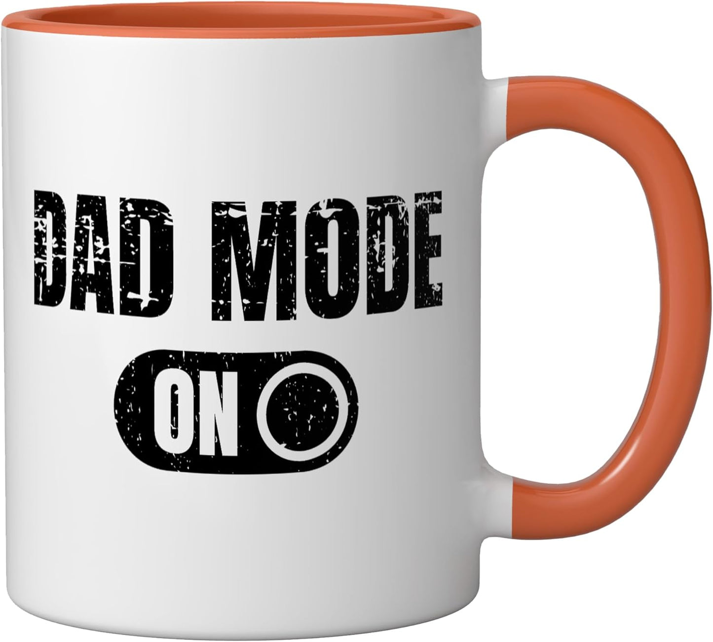 Taza de cerámica Dad Mode On Funny Switch para papás activos