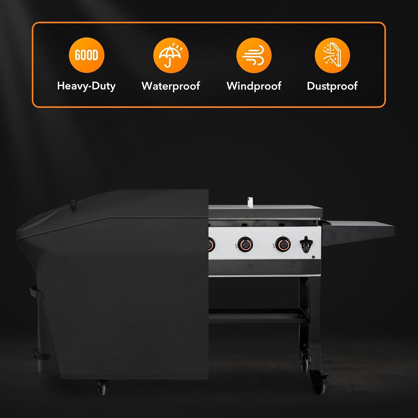 Cubierta parrilla poliéster 600D 44pulg Blackstone