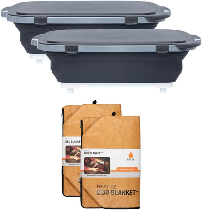 Paquete regalo 2 Prep Tubs XL y 2 mantas para barbacoa