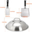 Set espátula acero inox cubierta arroz plancha Blackstone