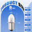 Base bombilla linterna 2.4V P13.5S comp 2D pack 8