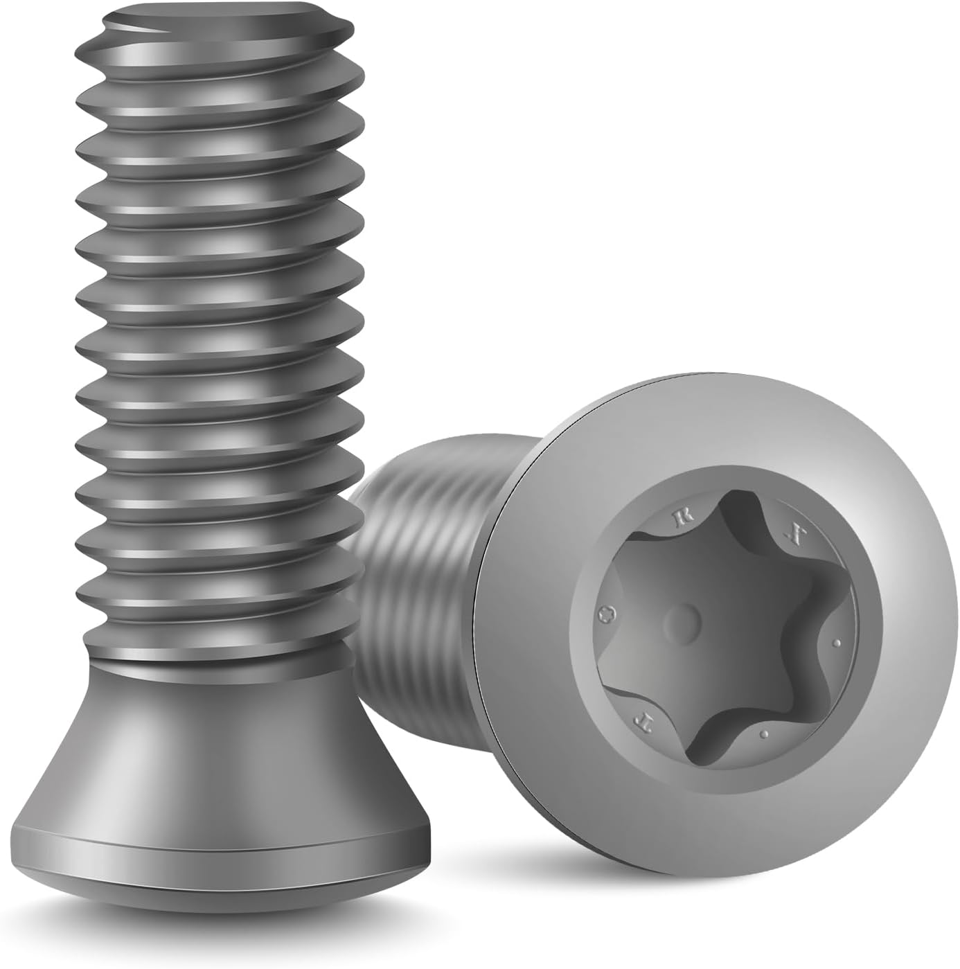 Tornillos Torx T8 M2.0 197x0.197pulg gris 10 Uds