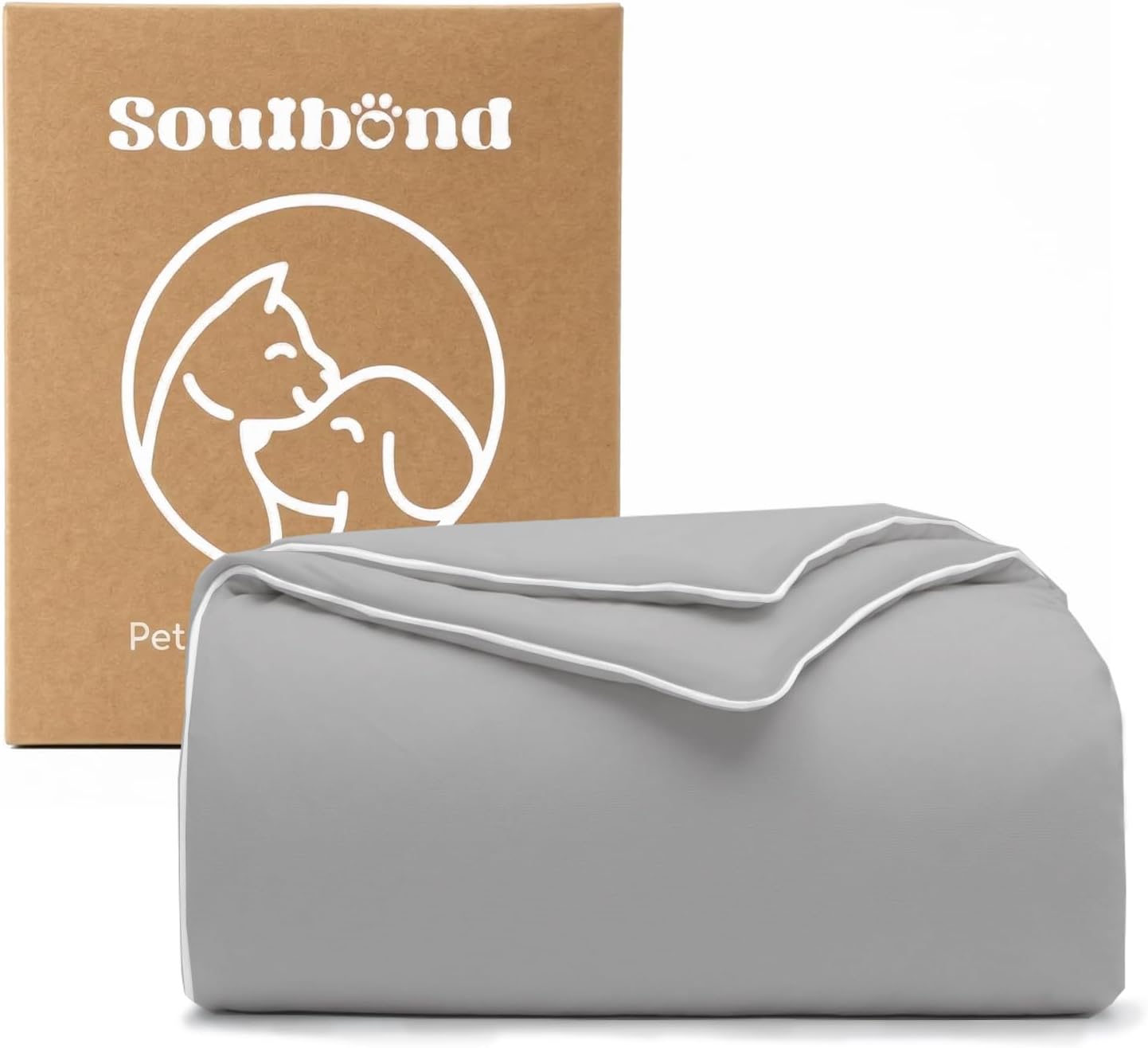 Manta refrescante para perros extra grandes 50x60pulg gris oscuro