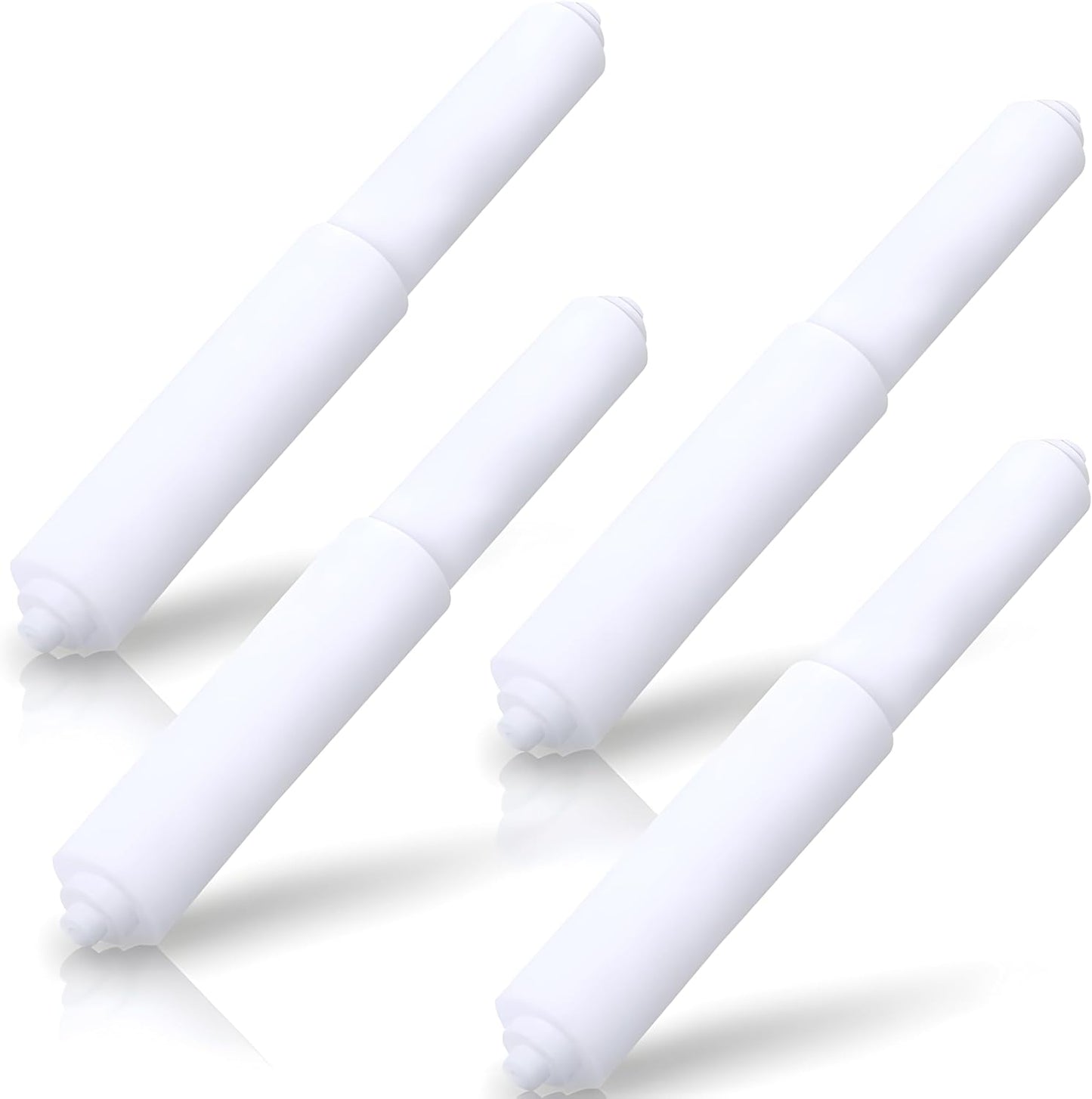 Pack 4 Varillas Rodillo Papel Higiénico Universal Con Resorte