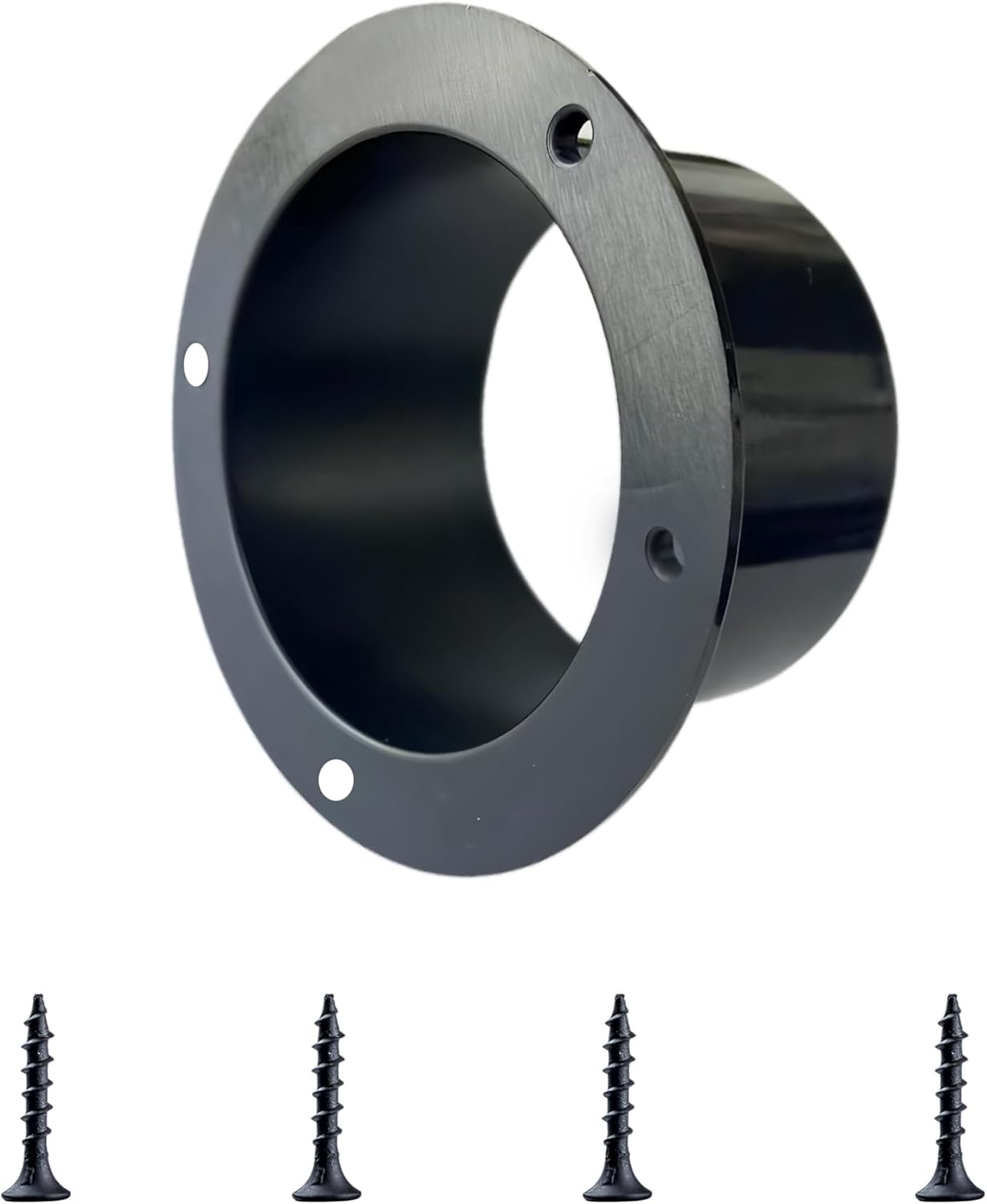 Brida conducto plástico negro 6pulg montaje tubería ABS