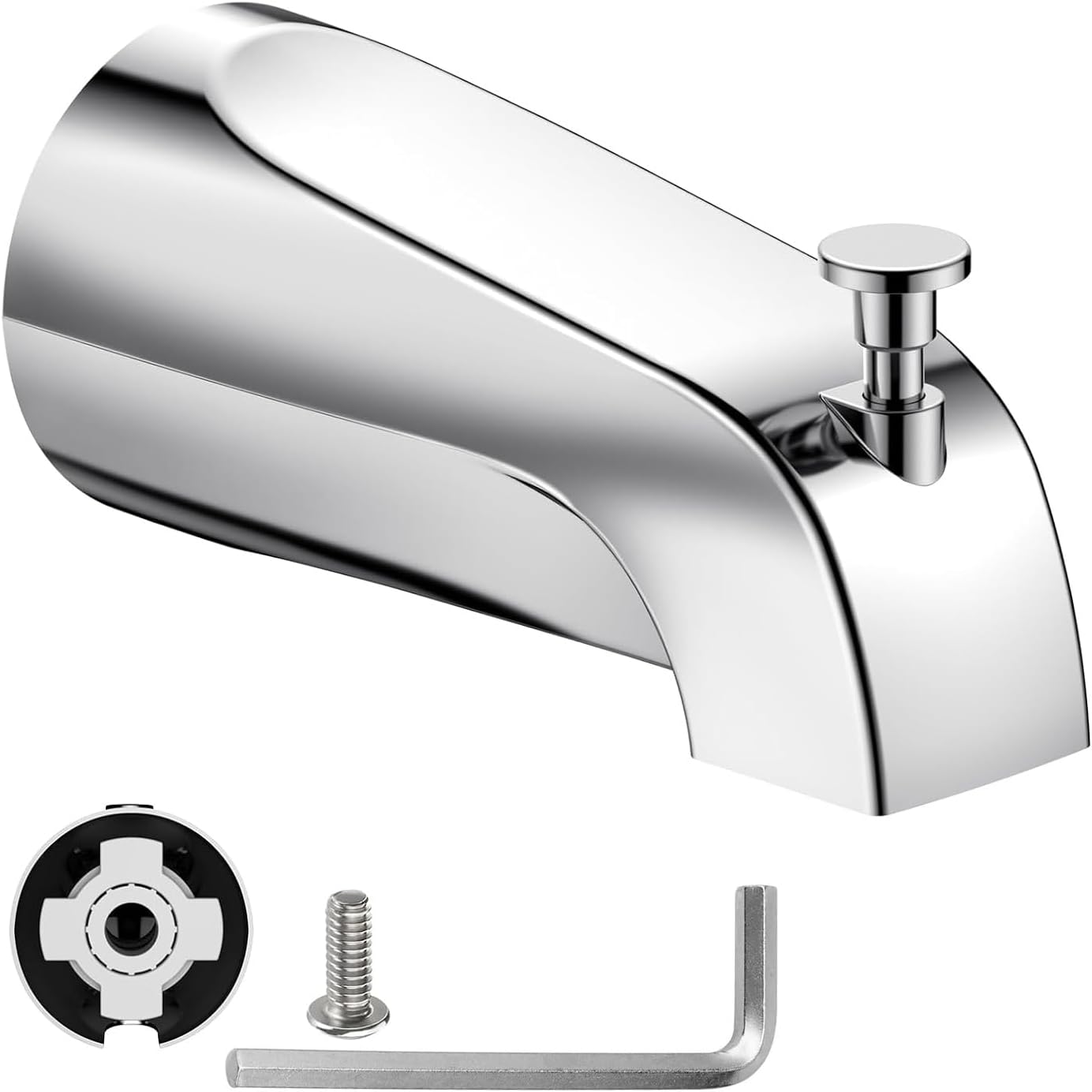 Boquilla ducha universal para grifo de cobre 1/2pulg cromo