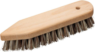 Cepillo fibra puntiaguda/mango madera haya 8-1/4pulg