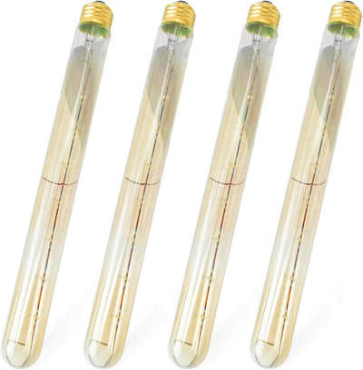 4 Bombillas T8 E26 2700K 11pulg Blanca