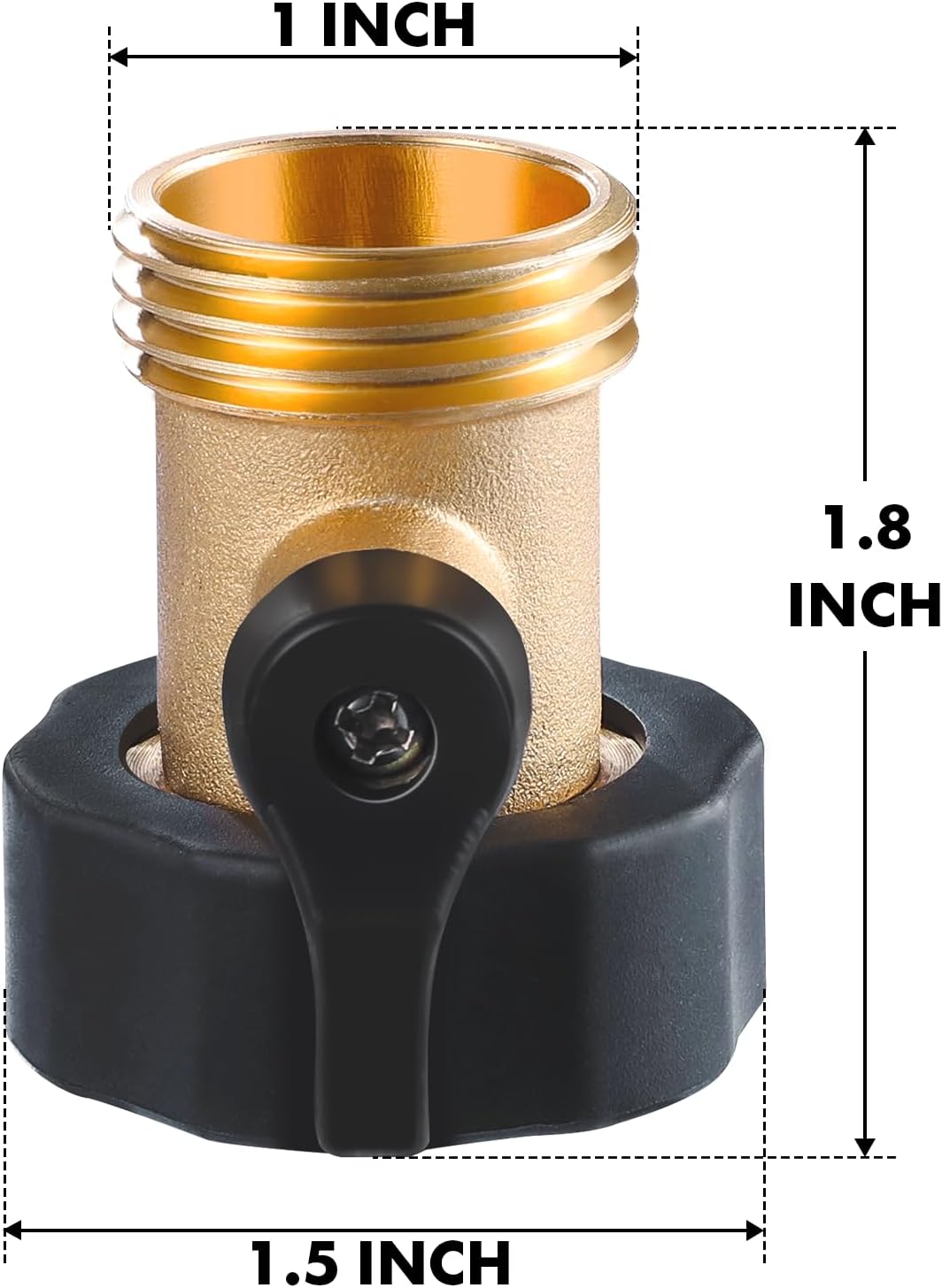 Conector manguera jardín latón juego 2