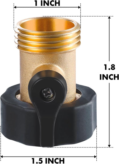 Conector manguera jardín latón juego 2